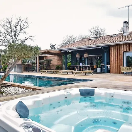 Villa La Cierba Avec Piscine Et Jacuzzi Angresse