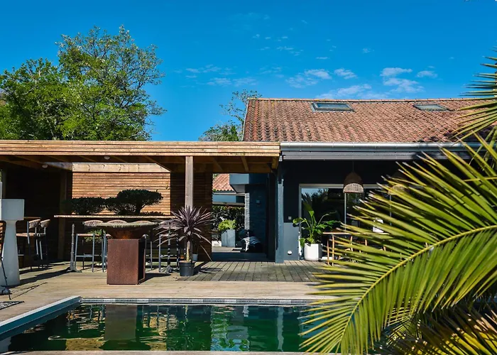 La Cierba Avec Piscine Et Jacuzzi Angresse